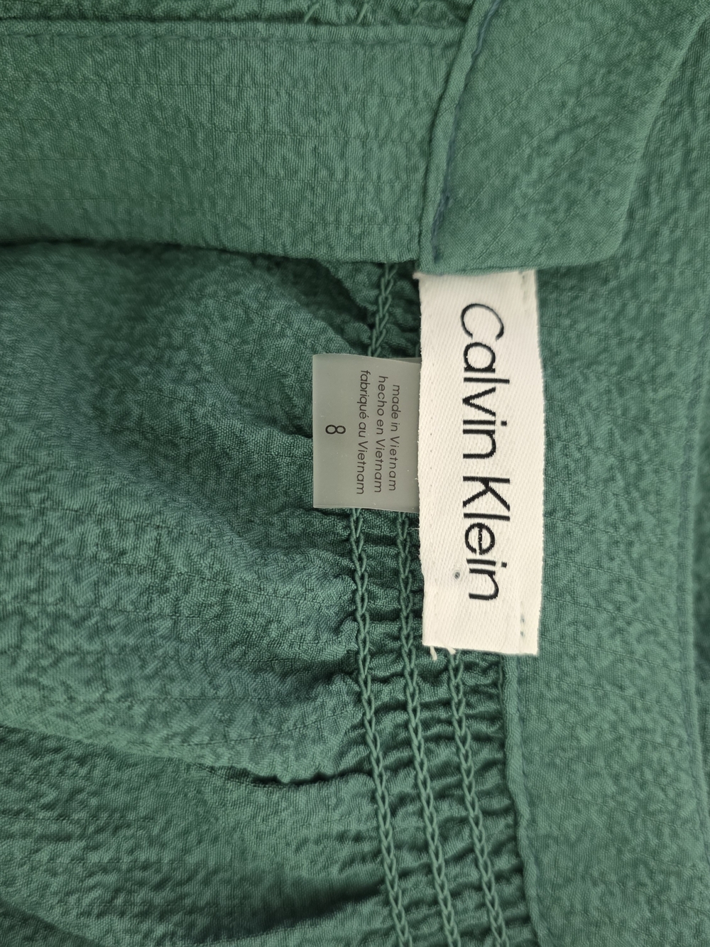Calvin Klein Flutter-Sleeve Tiered Mini Dress - Picture 7 of 12